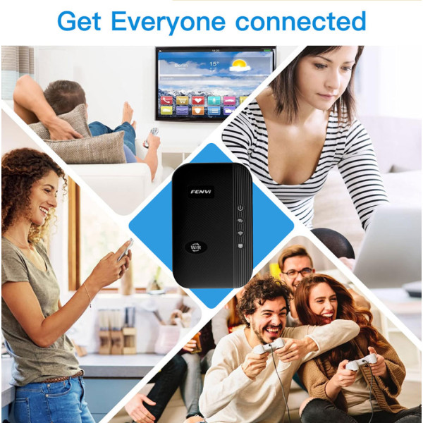 Купити Точка доступу Fenvi FWD-R616U Black Wi-Fi Repeater