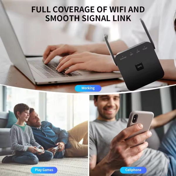 Купить Точка доступу Fenvi Pro 300M Wi-Fi Repeater 2.4Ghz Network Expander