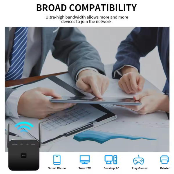 Купить Точка доступу Fenvi Pro 300M Wi-Fi Repeater 2.4Ghz Network Expander