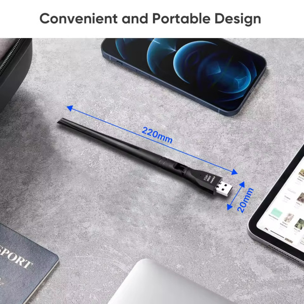 Купить Бездротовий адаптер Fenvi FU-AX900ВT Wi-Fi 6, Bluetooth 5.3 Dual Band 2.4G 5G