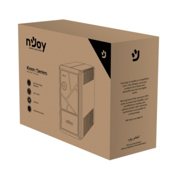 Купить Джерело безперебійного живлення NJOY Keen 800 (UPLI-LI080KU-CG01B)