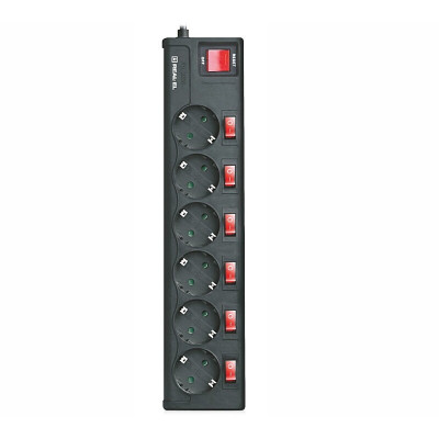 Купити Фільтр живлення REAL-EL RS-6 Extra 5 м чорний