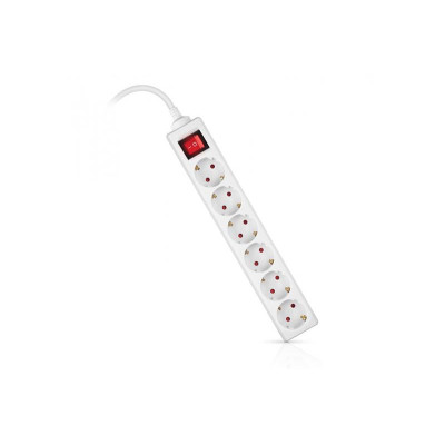 Купити Фільтр живлення REAL-EL RS-6 Protect M 1.8м White (EL122300031)