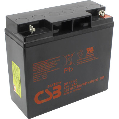 Купить Акумуляторна батарея CSB 12V 17AH (GP12170) AGM