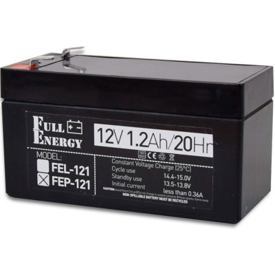 Купить Акумуляторна батарея Full Energy FEP-121 12V 1.2AH (FEP-121) AGM