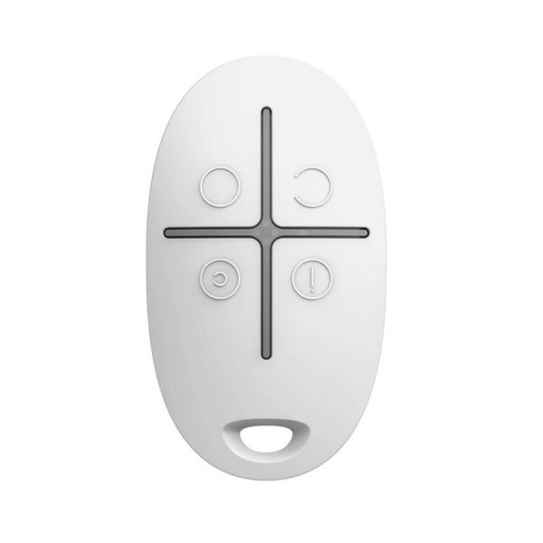Купити Брелок з тривожною кнопкою Ajax SpaceControl (white) (6267.04.WH1/38166.04.WH1)