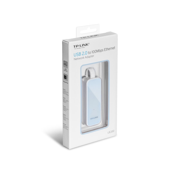 Купить Адаптер TP-Link UE200 (USB 2.0, 10/100Mbps)