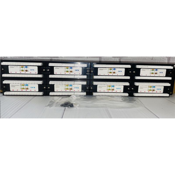 Купити Патч-панель ATcom P6048 19" 48хRJ-45 UTP 2U cat.6