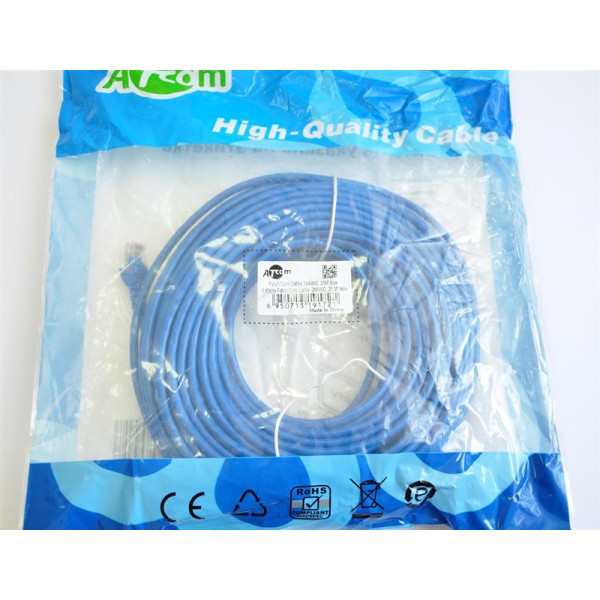 Купити Патч-корд литий, UTP, RJ45, Cat.5e, 25m, синій