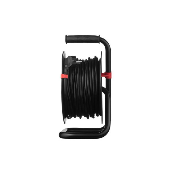Купити Мережевий подовжувач на котушці 2E 4XSchuko, ІР20, 3G*1.5мм, 20м, black (2E-CR4315IP20M20)