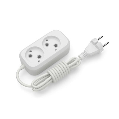 Купити Подовжувач блоковий (ABS) Electrum 2 гнізда 2м C-ES-1782