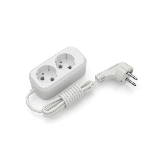 Купить Удлинитель блочный (ABS) Electrum 2 гнезда 3м с заземлением C-ES-1788