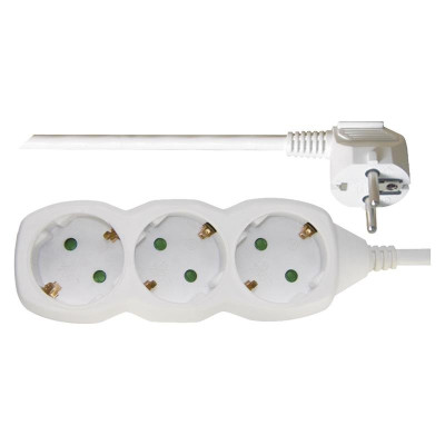 Купити Фільтр живлення Emos (P0323) 3 розетки, 3м, White
