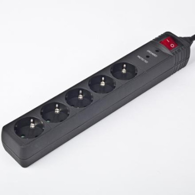 Купити Мережевий фільтр EnerGenie SPG5-C-5 5 розеток, 1,5 м, Black