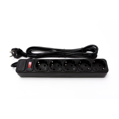 Купити Фільтр живлення ProLogix (PRS-050P5-30B) 5 розеток, 3 м, чорний