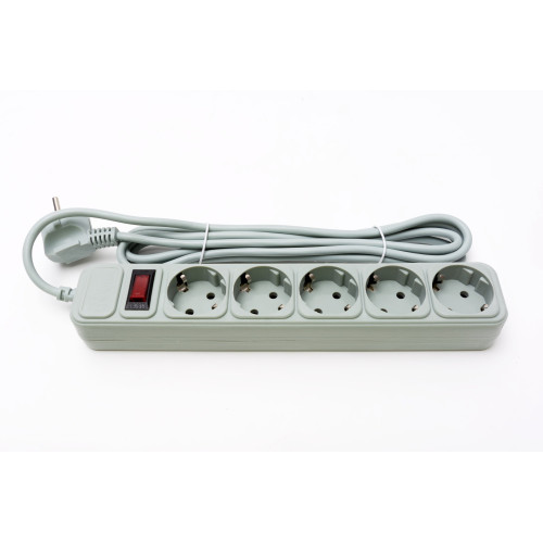Купити Фільтр живлення ProLogix (PRS-050P5-30G) 5 розеток, 3 м, сірий