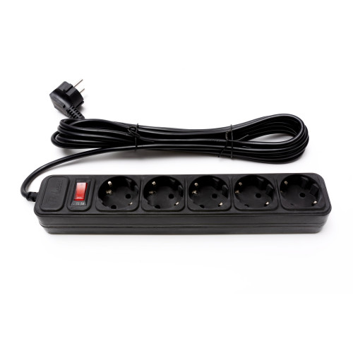 Купити Фільтр живлення ProLogix (PRS-050P5-45B) 5 розеток, 4.5 м, чорний