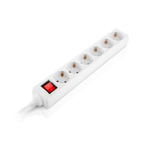Купити Фільтр живлення REAL-EL RS-6 Protect M 3м White (EL122300033)