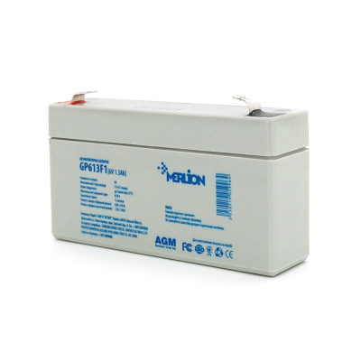 Купити Акумуляторна батарея Merlion 6V 1.3AH (GP613F1/05996) AGM