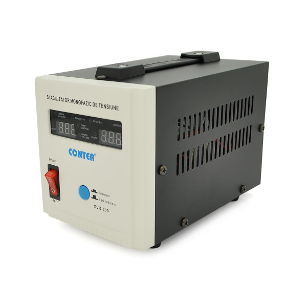 Купити Стабілізатор напруги Conter SVR-500VA/375W (CR-SVR-500/29383)