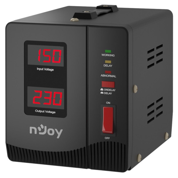 Купить Стабілізатор NJOY Alvis 1000 (AVRL-10001AL-CS01B) AVR, 1 розетка