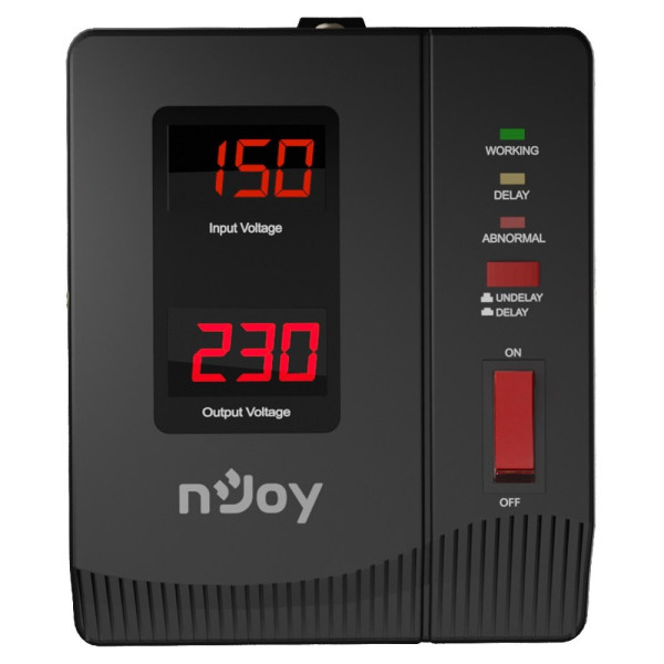 Купить Стабілізатор NJOY Alvis 1000 (AVRL-10001AL-CS01B) AVR, 1 розетка