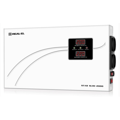 Купити Cтабілізатор REAL-EL STAB SLIM-2000 White