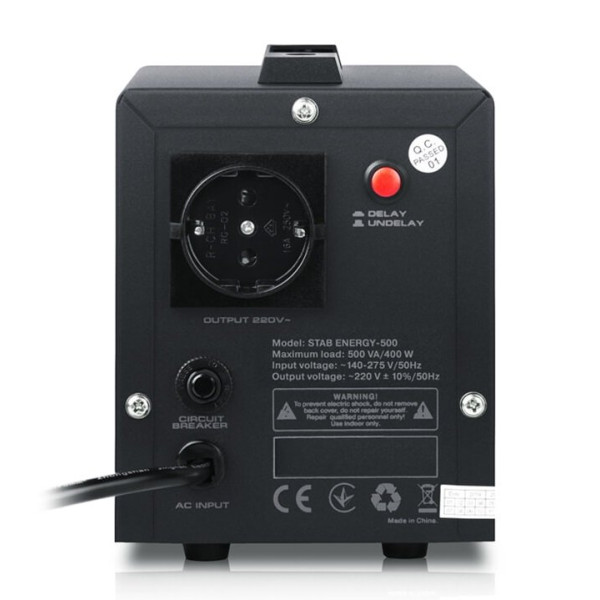 Купить Стабілізатор REAL-EL Stab Energy-500 Black