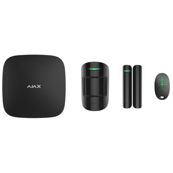Купити Комплект охоронної сигналізації Ajax StarterKit Plus Black (000012254/13538.35.BL1/20289.57.BL1)