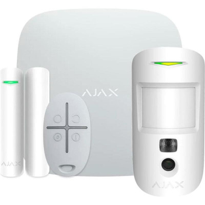Купить Комплект охранной сигнализации Ajax StarterKit Cam White (16583.42.WH1/20293.58.WH1/25468.58.WH1)