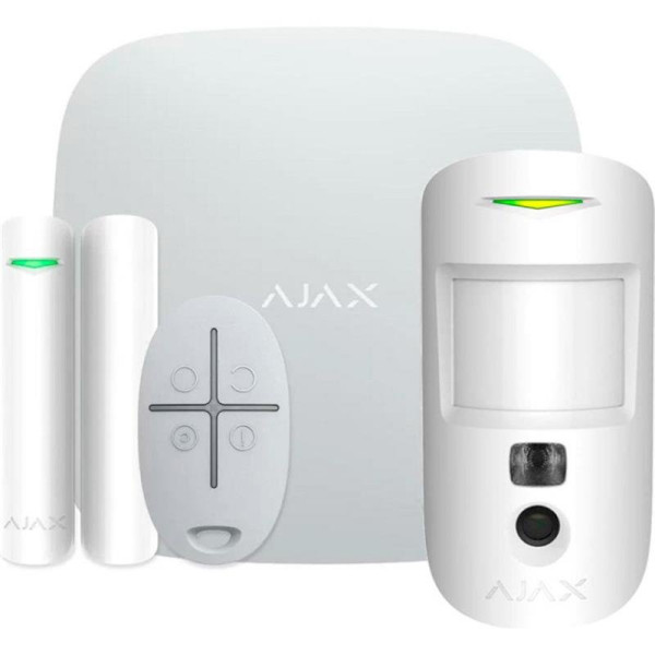 Купити Комплект охранной сигнализации Ajax StarterKit Cam White (16583.42.WH1/20293.58.WH1/25468.58.WH1)