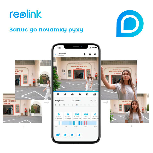 Купити Відеодзвінок Reolink Video Doorbell PoE
