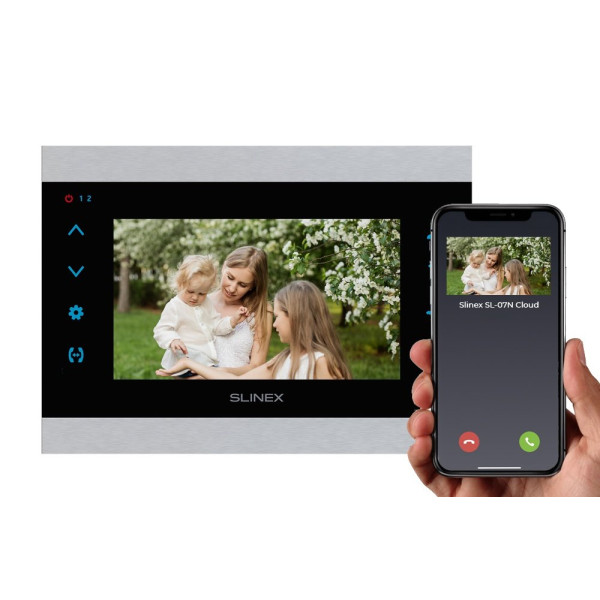 Купити IP відеодомофон Slinex SL-07N Cloud (silver + black)