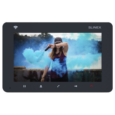 Купити IP відеодомофон Slinex SM-07N Cloud grafit