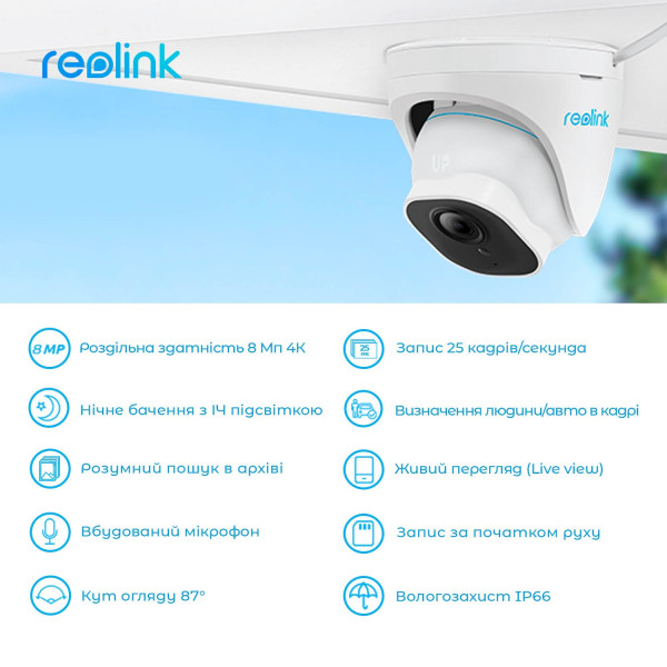 Купити IP камера Reolink RLC-820A
