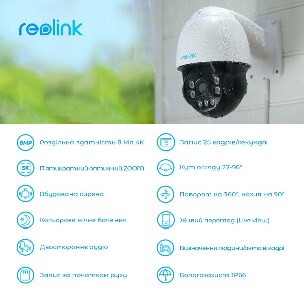 Купити IP камера Reolink RLC-823A