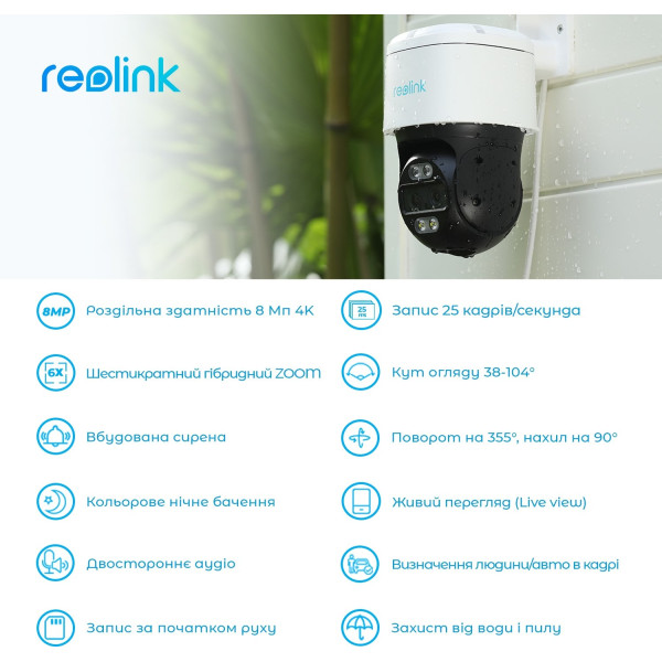 Купити IP камера Reolink TrackMix PoE