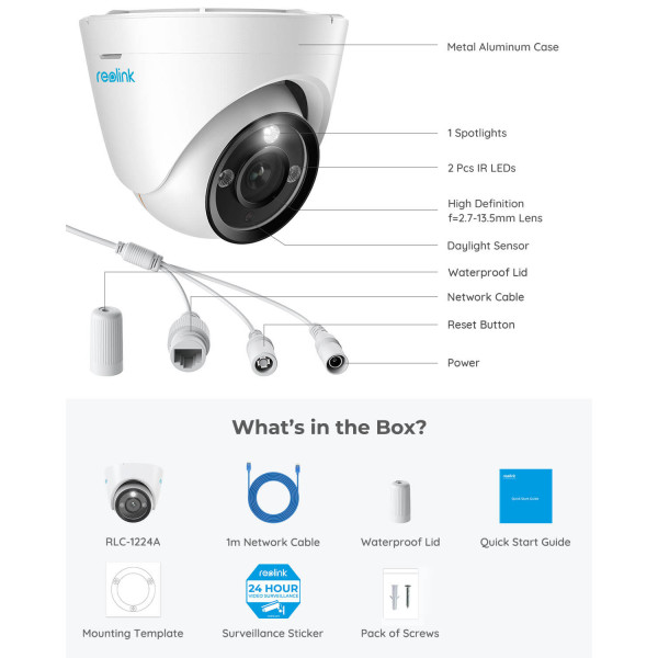 Купить IP камера Reolink RLC-1224A