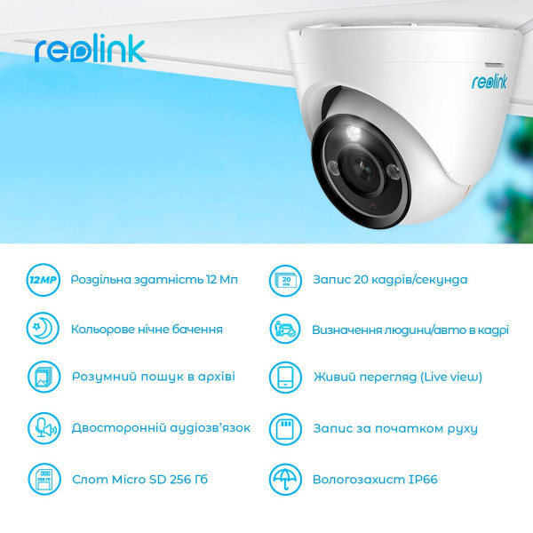 Купить IP камера Reolink RLC-1224A