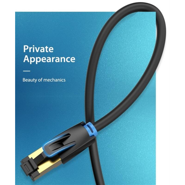 Купить Патч-корд Vention CAT 8 SFTP Ethernet, 2 m, Black (IKABH)