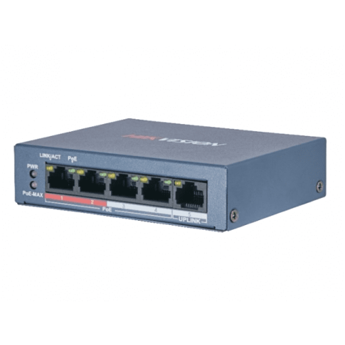 Купити Комутатор Hikvision DS-3E0105P-E/M(B)