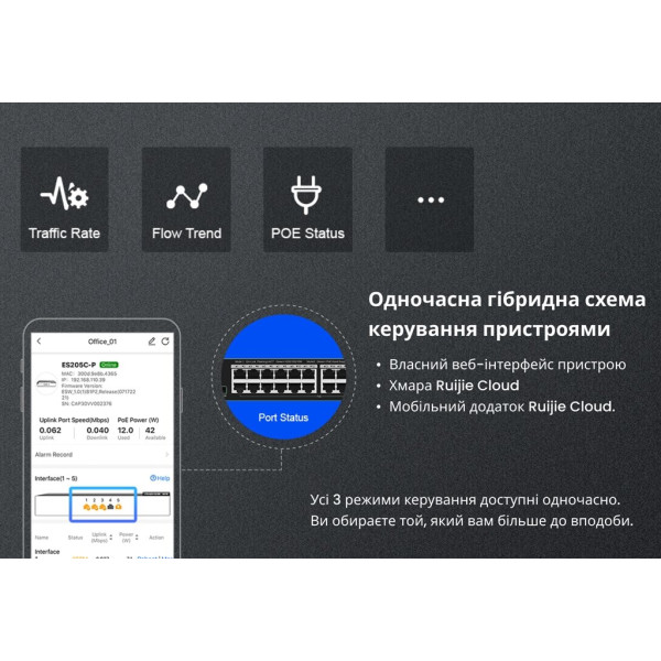 Купити Комутатор Ruijie Reyee RG-ES216GC