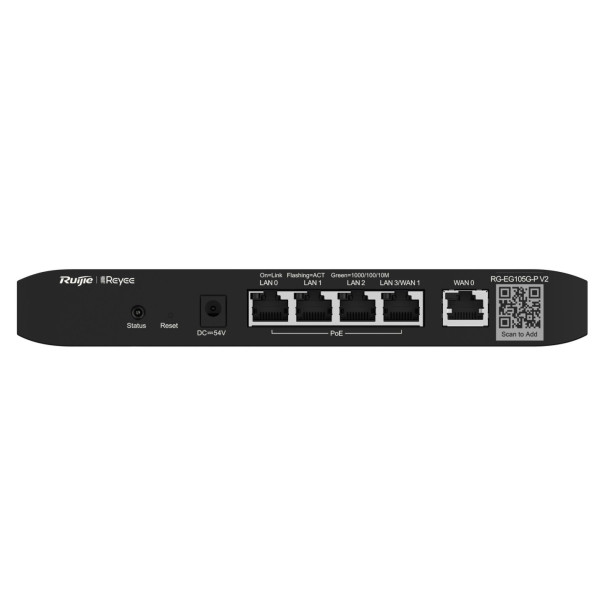 Купити Маршрутизатор Ruijie Reyee RG-EG105G-P V2