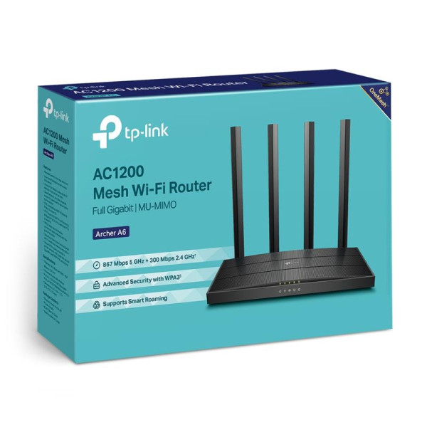 Купить Бездротовий маршрутизатор TP-Link Archer A6