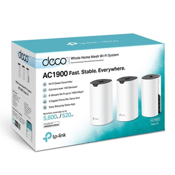 Купити Комплект з трьох Mesh Wi-Fi маршрутизаторів TP-Link Deco S7(3-pack)