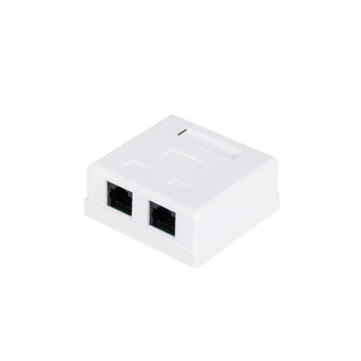 Купить Розетка Atcom (60252) зовнішня UTP сat 6 2хRJ45