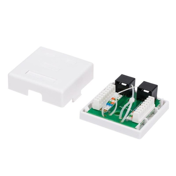 Купить Розетка Atcom (60252) зовнішня UTP сat 6 2хRJ45