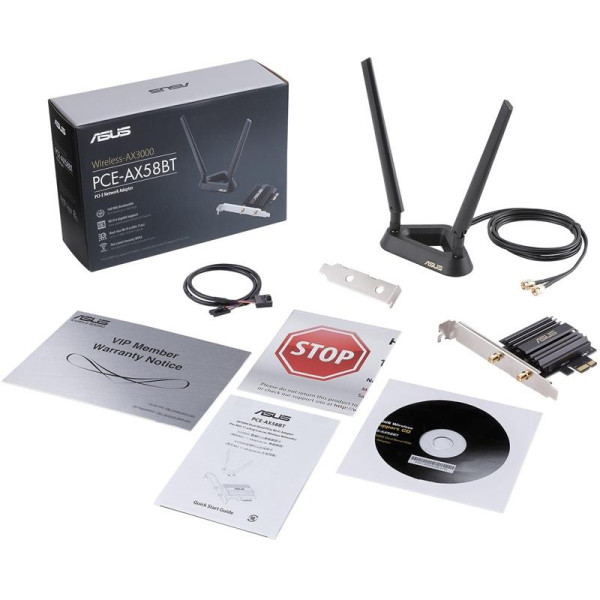 Купить Бездротовий адаптер Asus PCE-AX58BT