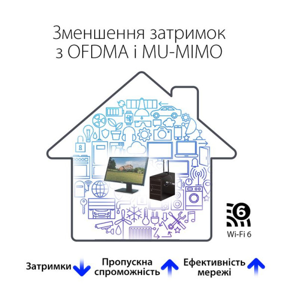 Купить Бездротовий адаптер Asus PCE-AX58BT