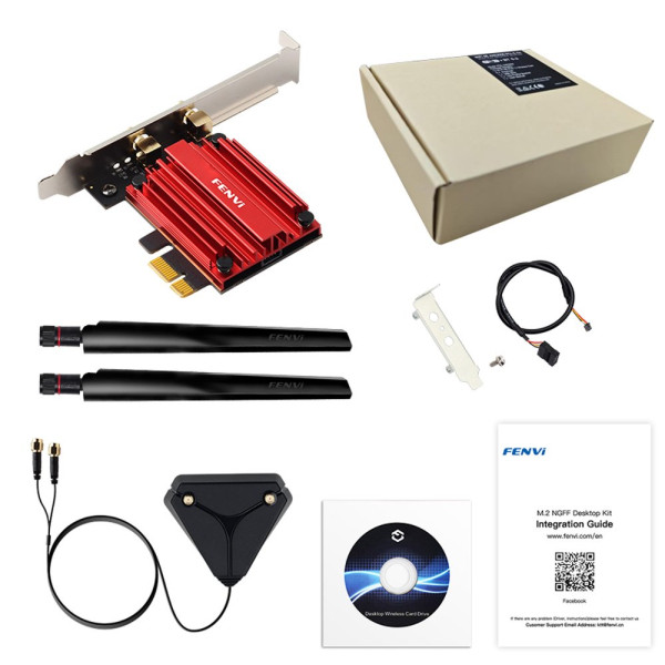 Купить Бездротовий адаптер Fenvi PCE-AXE3000Pro (Intel AX210)